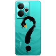 Прозорий чохол BoxFace Realme 14T Swan question