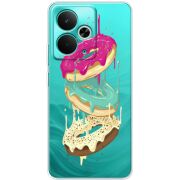 Прозорий чохол BoxFace Realme 14T Donuts