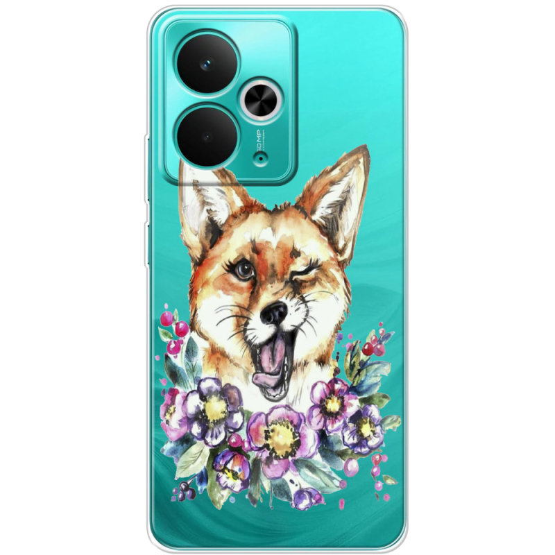Прозорий чохол BoxFace Realme 14T Winking Fox