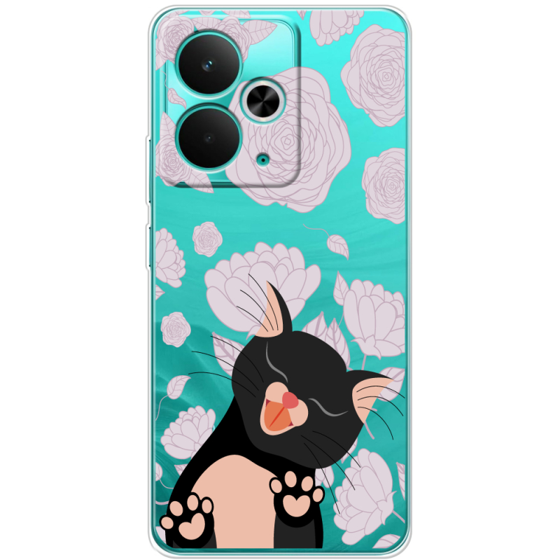 Прозорий чохол BoxFace Realme 14T Meow