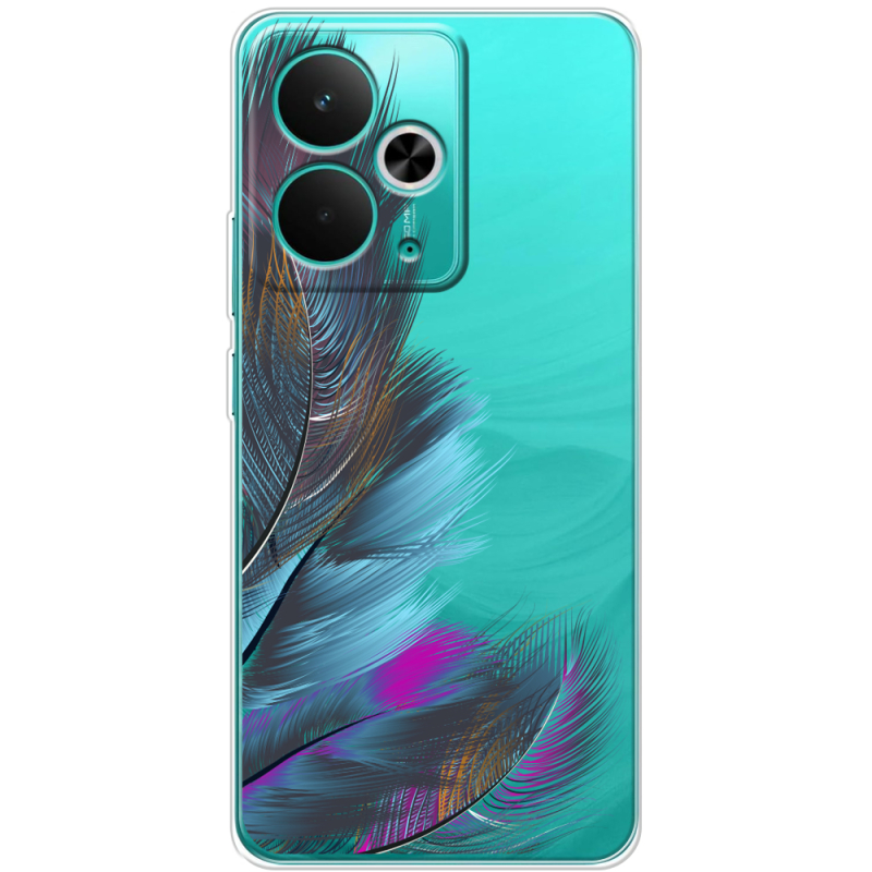 Прозорий чохол BoxFace Realme 14T Feathers