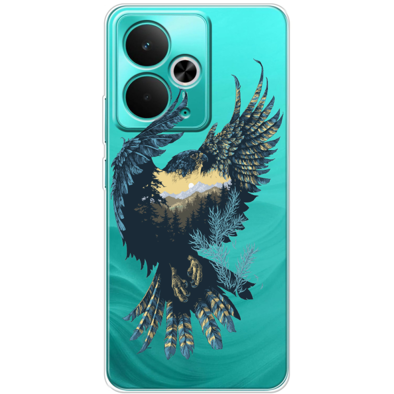 Прозорий чохол BoxFace Realme 14T Eagle