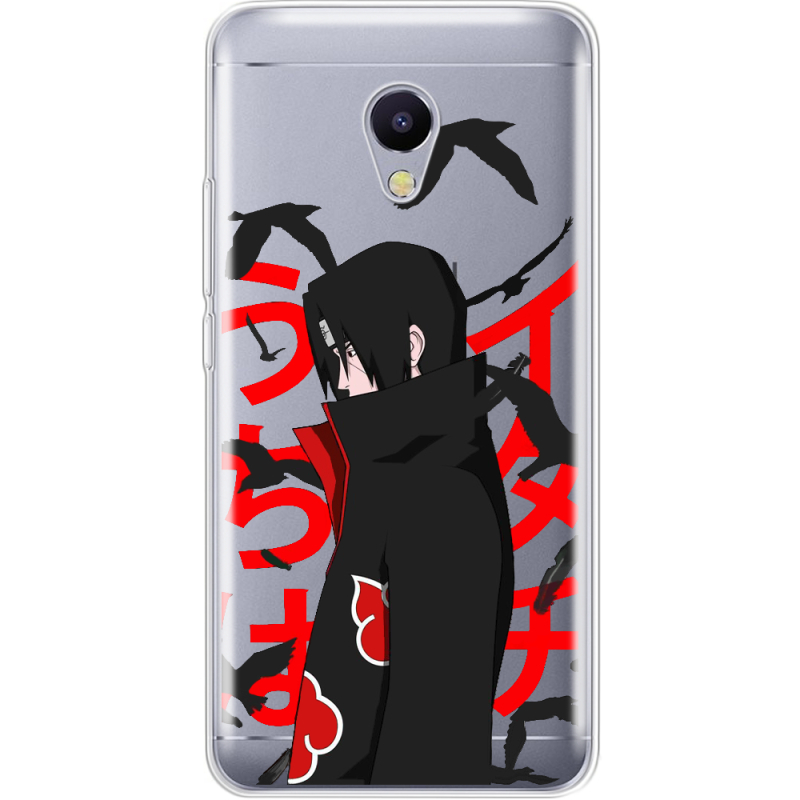 Прозрачный чехол Uprint Meizu M5s Учиха Итачи