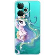 Чохол зі стразами Realme 14T Unicorn Queen