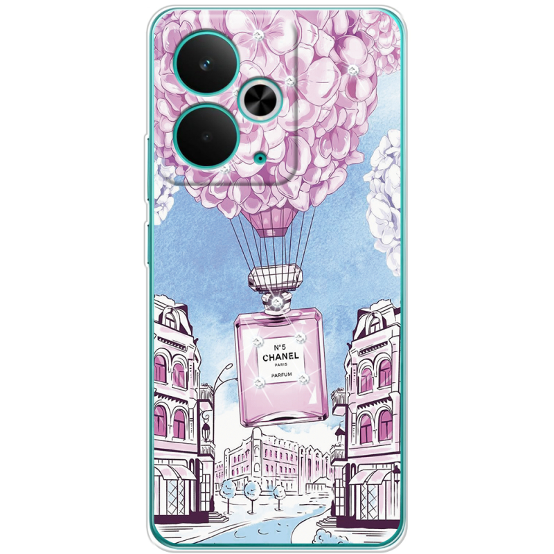 Чохол зі стразами Realme 14T Perfume bottle