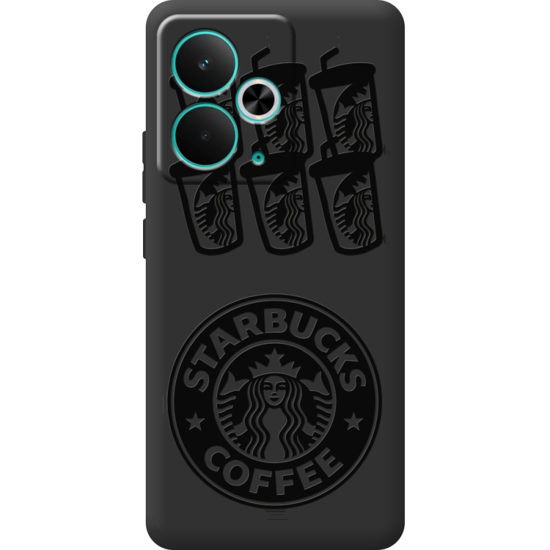 Чорний чохол BoxFace Realme 14T Black Coffee