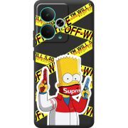 Чорний чохол BoxFace Realme 14T White Bart