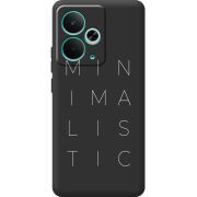 Чорний чохол BoxFace Realme 14T Minimalistic