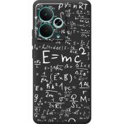 Чорний чохол BoxFace Realme 14T E=mc2