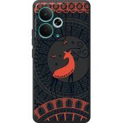Чорний чохол BoxFace Realme 14T Ornament