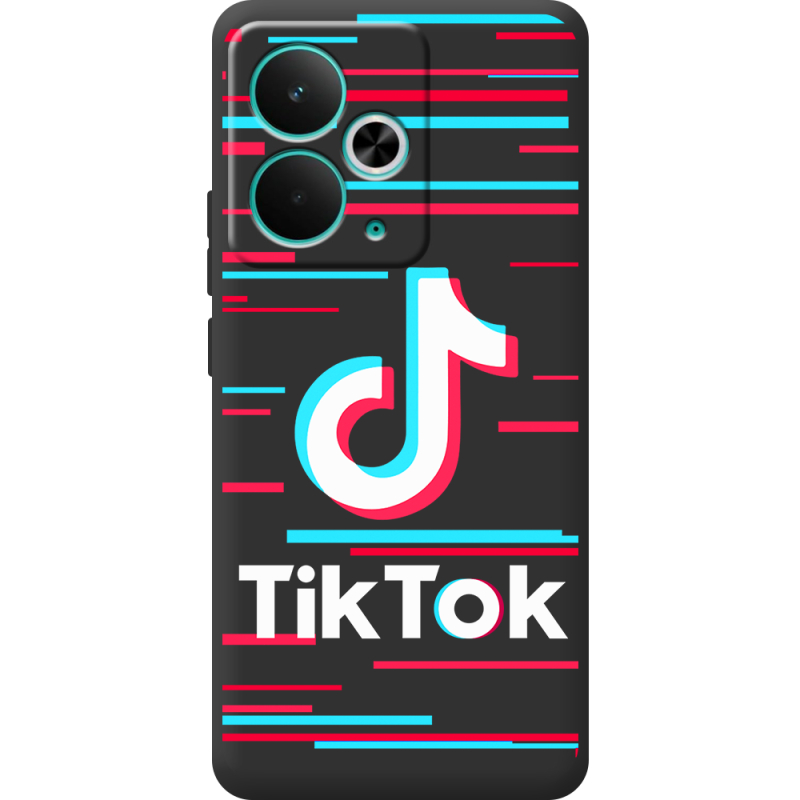 Чорний чохол BoxFace Realme 14T Tik Tok