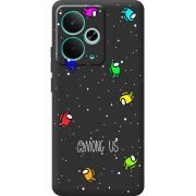 Чорний чохол BoxFace Realme 14T Among Us Invisible