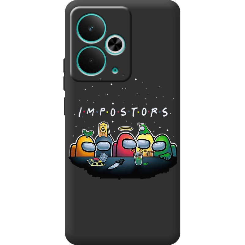 Чорний чохол BoxFace Realme 14T Among Us Impostors