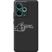 Чорний чохол BoxFace Realme 14T Pew Pew