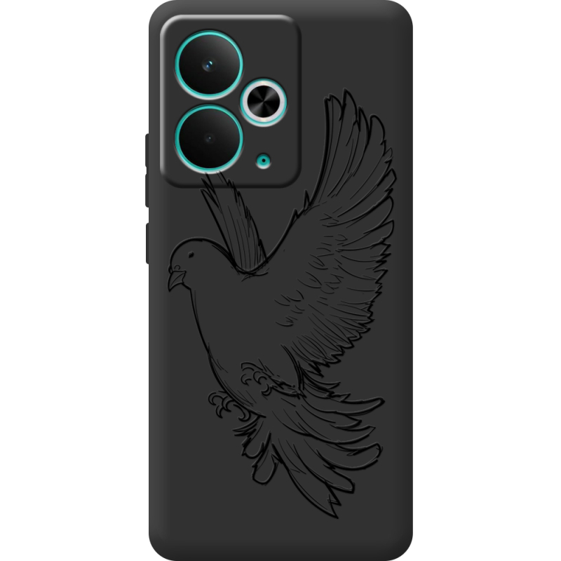 Чорний чохол BoxFace Realme 14T Dove