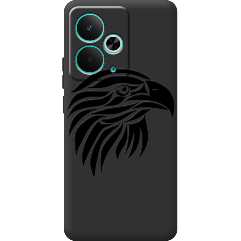 Чорний чохол BoxFace Realme 14T Eagle