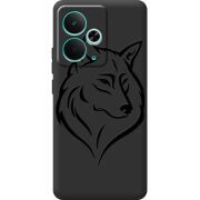 Чорний чохол BoxFace Realme 14T Wolf