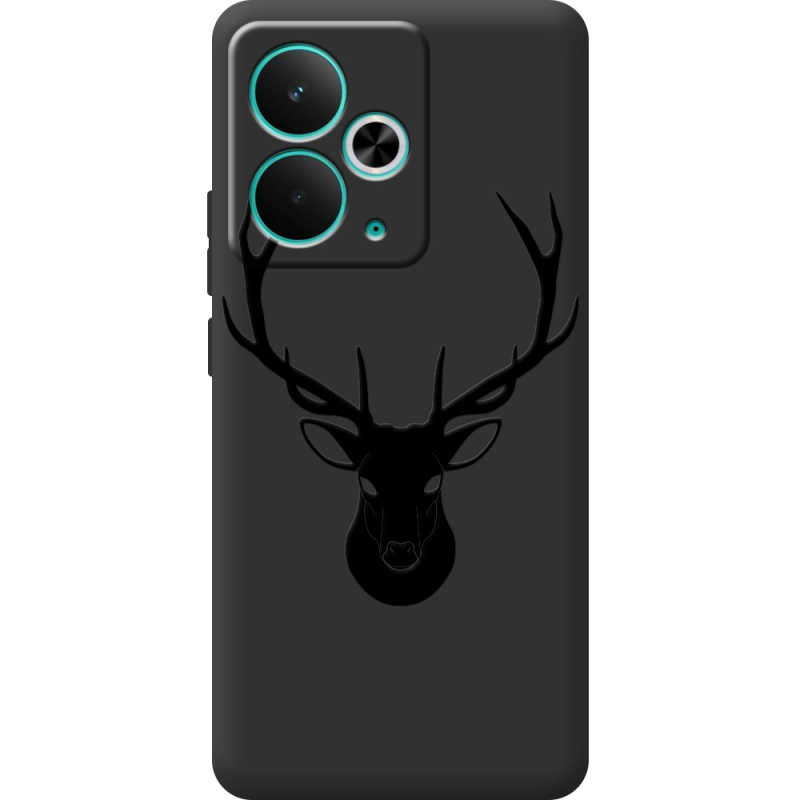 Чорний чохол BoxFace Realme 14T Deer