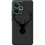 Чорний чохол BoxFace Realme 14T Deer