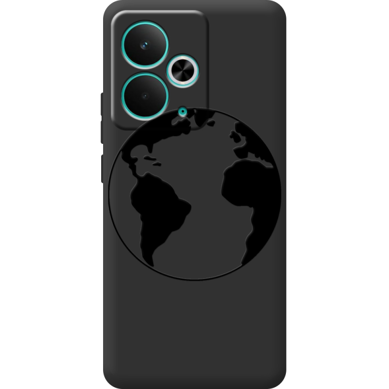 Чорний чохол BoxFace Realme 14T Earth