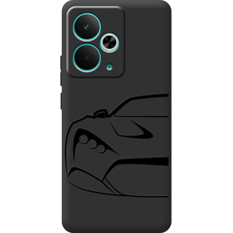 Чорний чохол BoxFace Realme 14T Sportcar