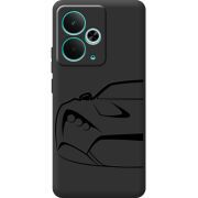 Чорний чохол BoxFace Realme 14T Sportcar