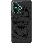 Чорний чохол BoxFace Realme 14T Bear King
