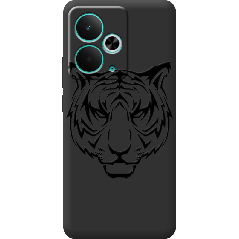 Чорний чохол BoxFace Realme 14T Tiger