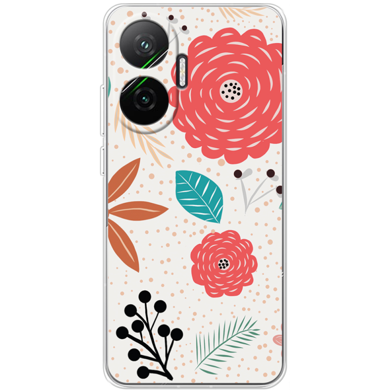 Чохол BoxFace Poco F7 Line Flowers