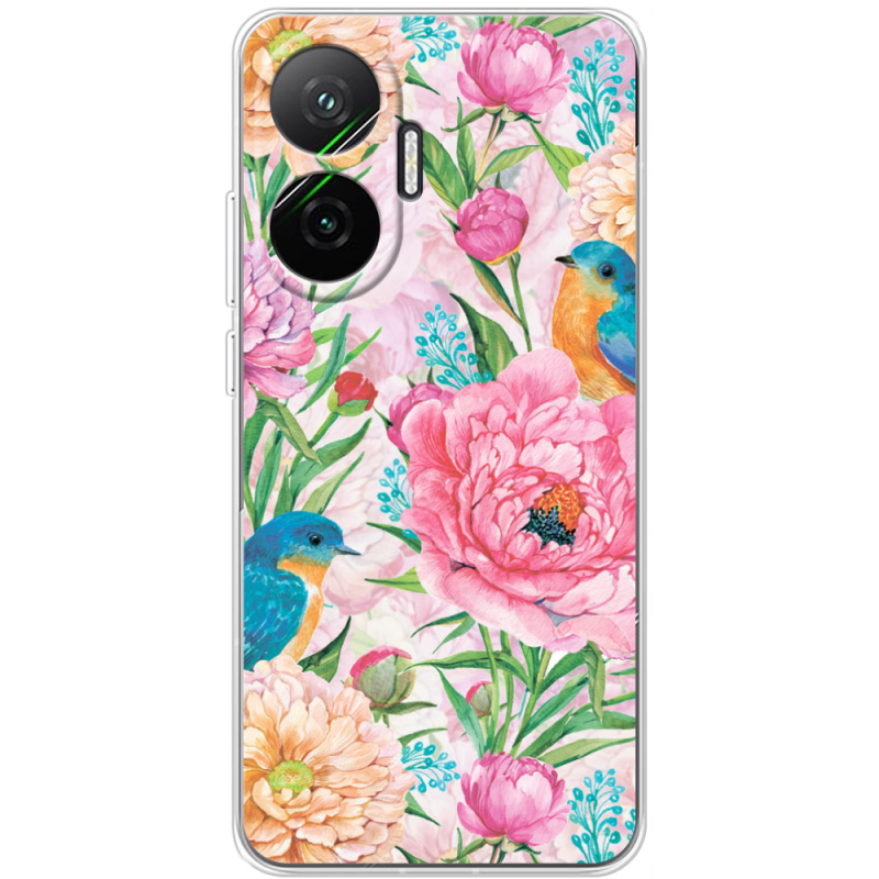 Чохол BoxFace Poco F7 Birds in Flowers