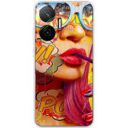 Чохол BoxFace Poco F7 Yellow Girl Pop Art
