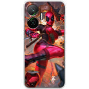 Чохол BoxFace Poco F7 Woman Deadpool