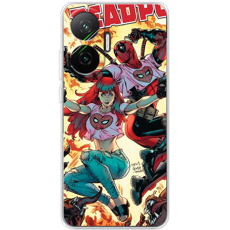 Чохол BoxFace Poco F7 Deadpool and Mary Jane