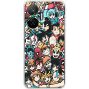 Чохол BoxFace Poco F7 Anime Stickers