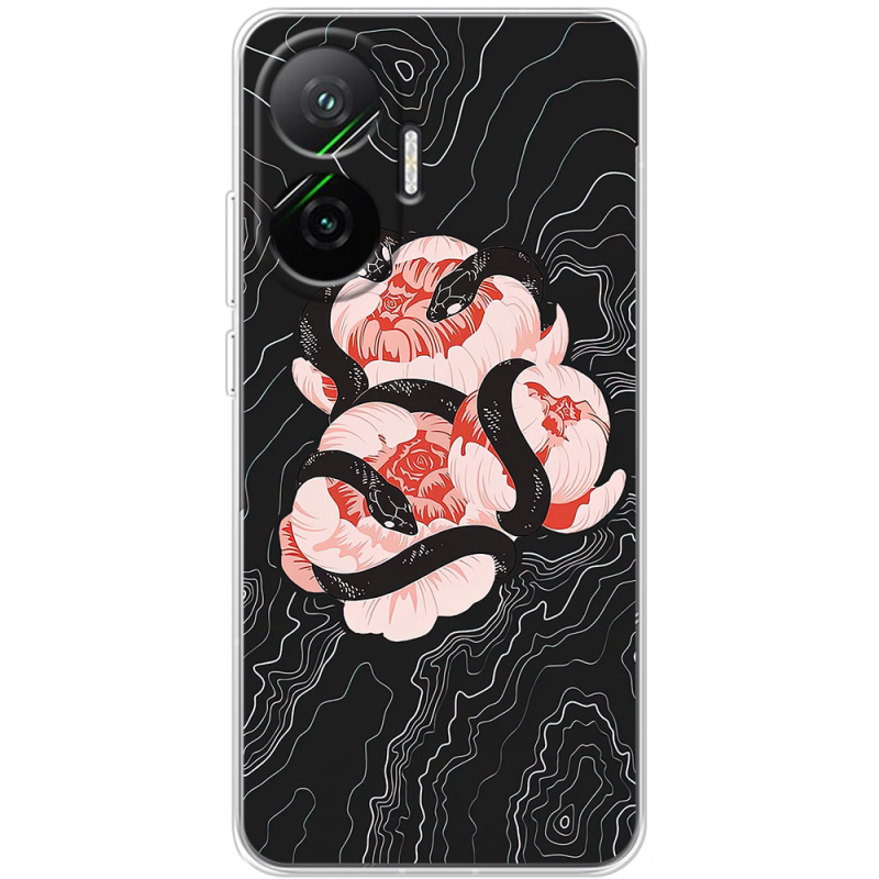 Чохол BoxFace Poco F7 Snake Rose