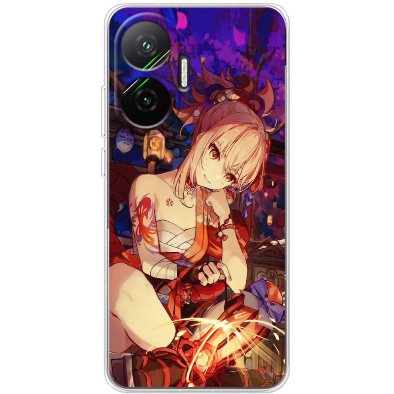 Чохол BoxFace Poco F7 Genshin Ёимия с огоньком