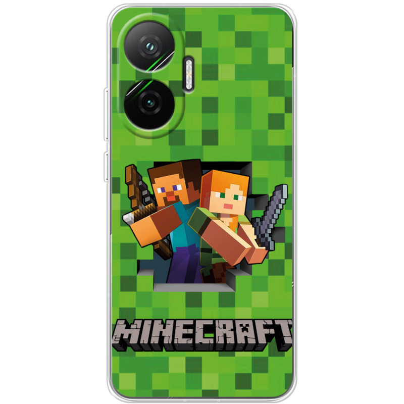 Чохол BoxFace Poco F7 Майнкрафт Стів і Алекс