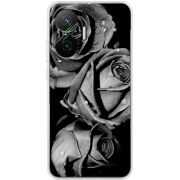 Чохол BoxFace Poco F7 Black and White Roses