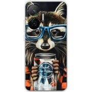 Чохол BoxFace Poco F7 Енот с банкой