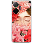 Чохол BoxFace Poco F7 Girl in Flowers