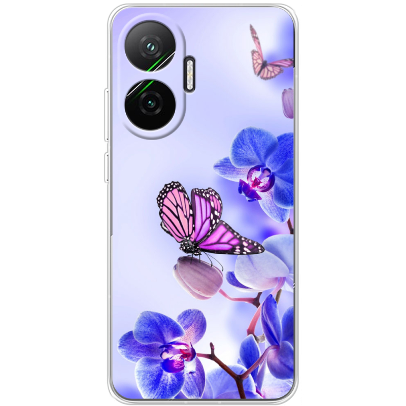 Чохол BoxFace Poco F7 Orchids and Butterflies