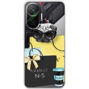 Прозорий чохол BoxFace Poco F7 Fashion Pug