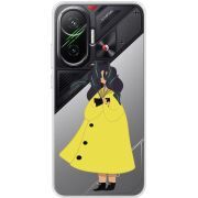 Прозорий чохол BoxFace Poco F7 Just a Girl