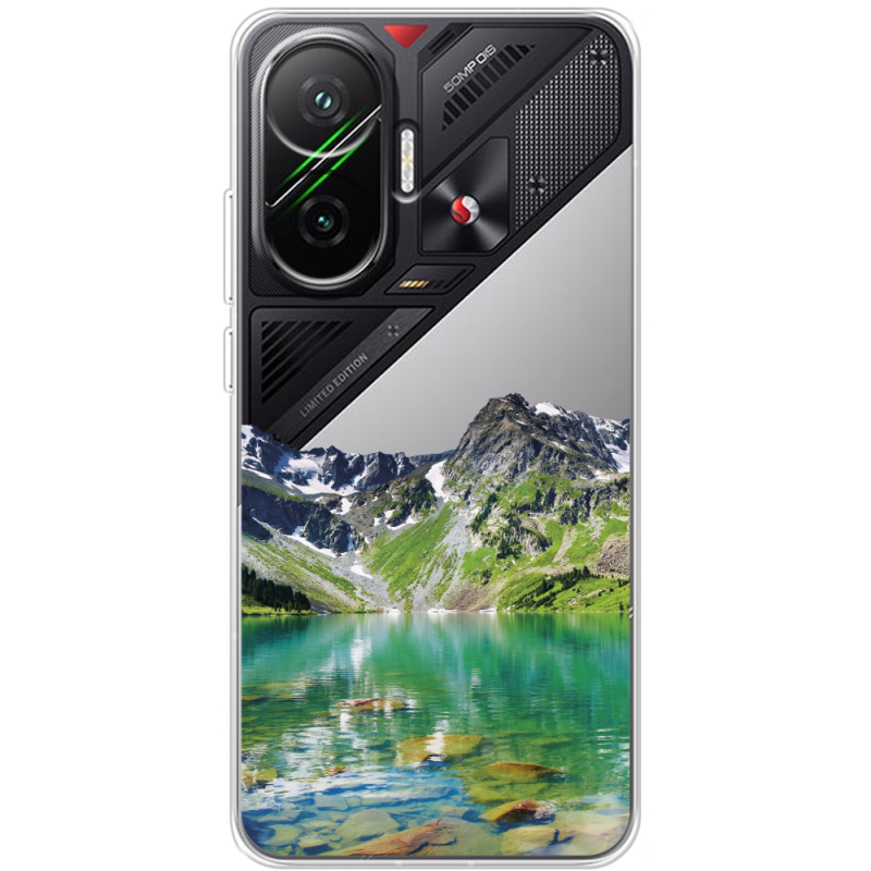 Прозорий чохол BoxFace Poco F7 Green Mountain