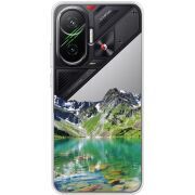 Прозорий чохол BoxFace Poco F7 Green Mountain