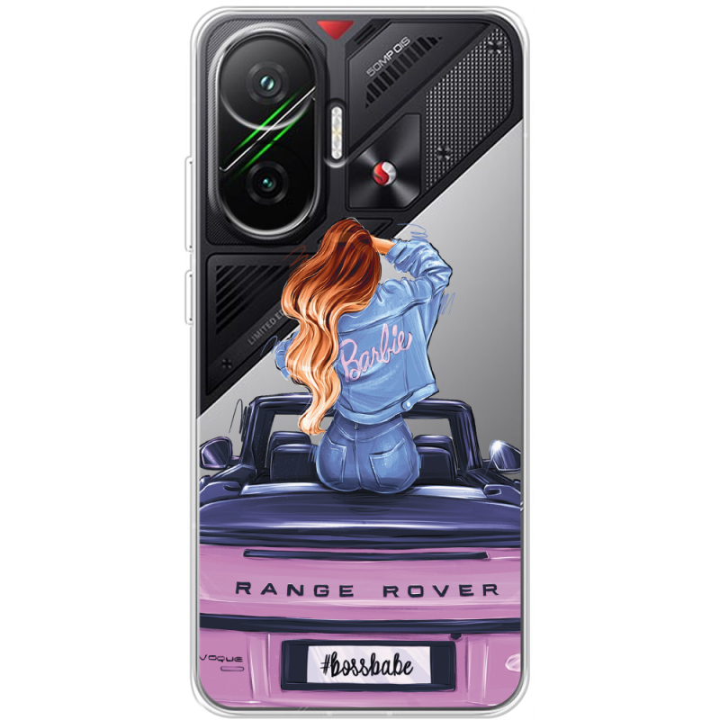 Прозорий чохол BoxFace Poco F7 Boss Babe