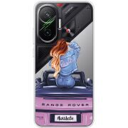 Прозорий чохол BoxFace Poco F7 Boss Babe