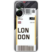 Прозорий чохол BoxFace Poco F7 Ticket London