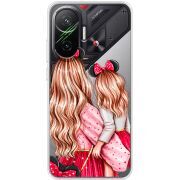 Прозорий чохол BoxFace Poco F7 Mouse Girls