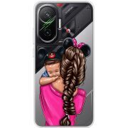 Прозорий чохол BoxFace Poco F7 Mouse Mommy